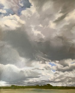 (Sold to private collector) Blue skies ahead